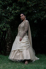 Beige Gold Embroidered Gown Flare GownIMG_1132 copy